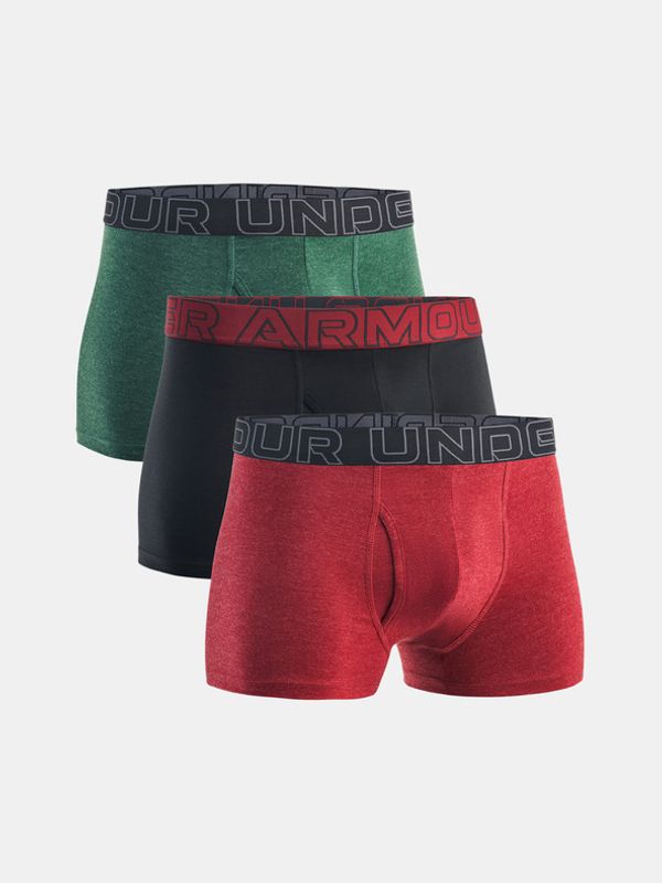 Under Armour Under Armour M UA Perf Cotton 3in Oprijete boksarice 3 Piece Zelena