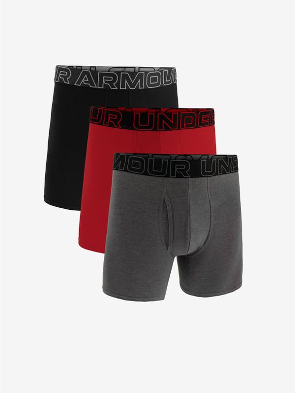 Under Armour Under Armour M UA Perf Cotton 6in Oprijete boksarice 3 Piece Siva