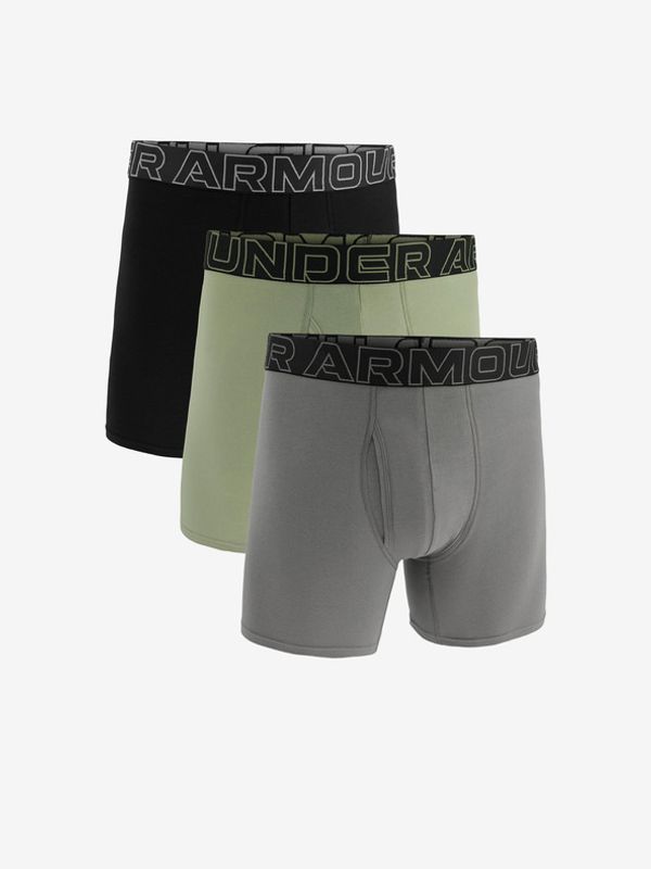 Under Armour Under Armour M UA Perf Cotton 6in Oprijete boksarice 3 Piece Siva