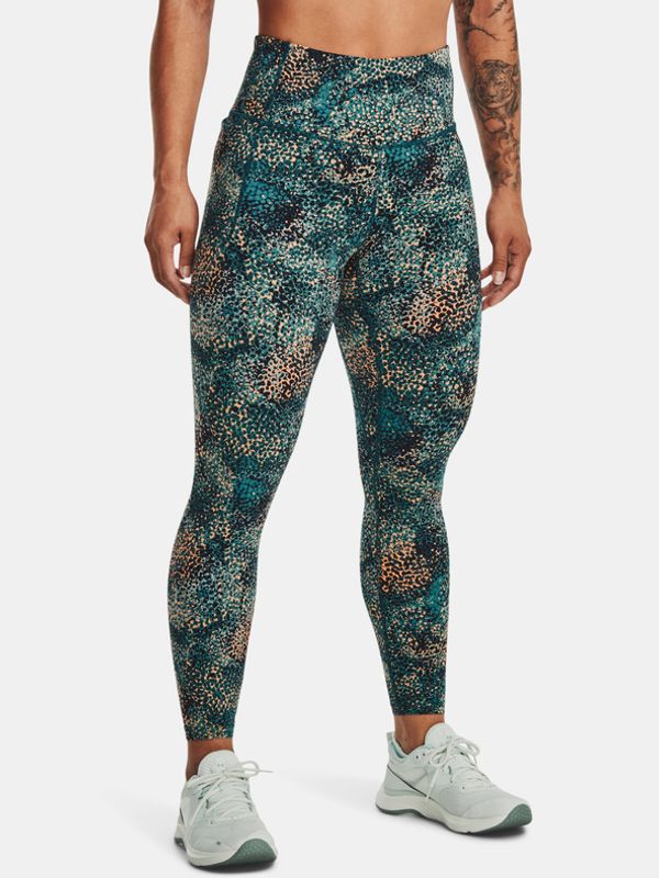 Under Armour Under Armour Meridian Print Ankle Pajkice Zelena