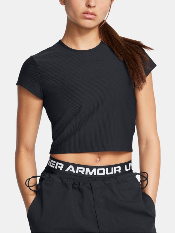 Under Armour Under Armour Meridian Rib Baby Tee Majica Črna