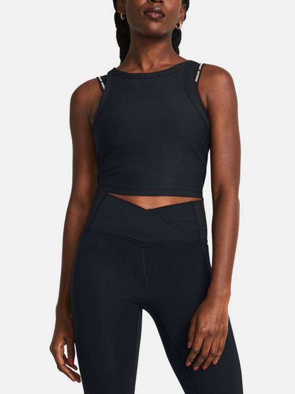 Under Armour Under Armour Meridian Rib Crop Majica Črna