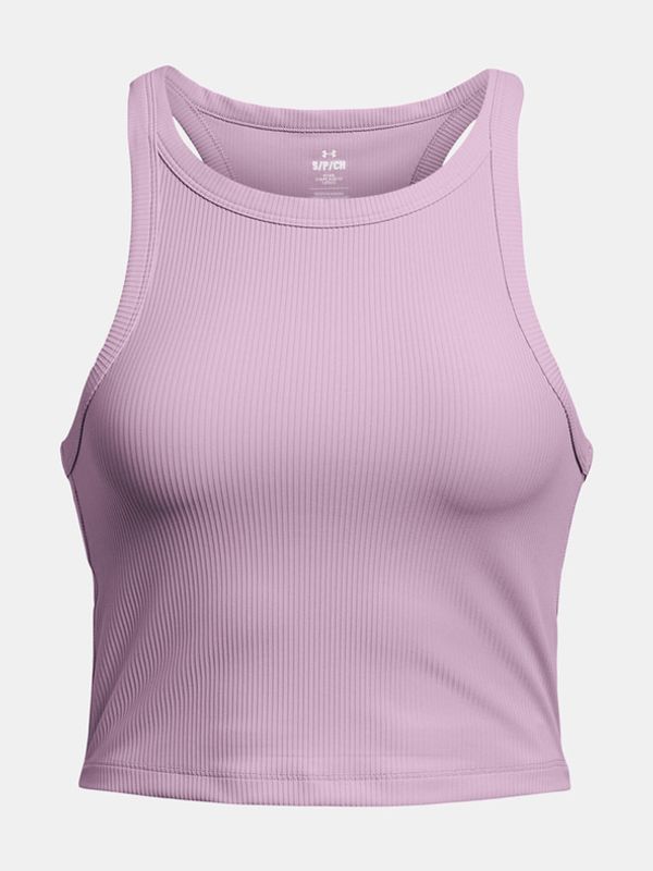 Under Armour Under Armour Meridian Rib Crop Majica Vijolična