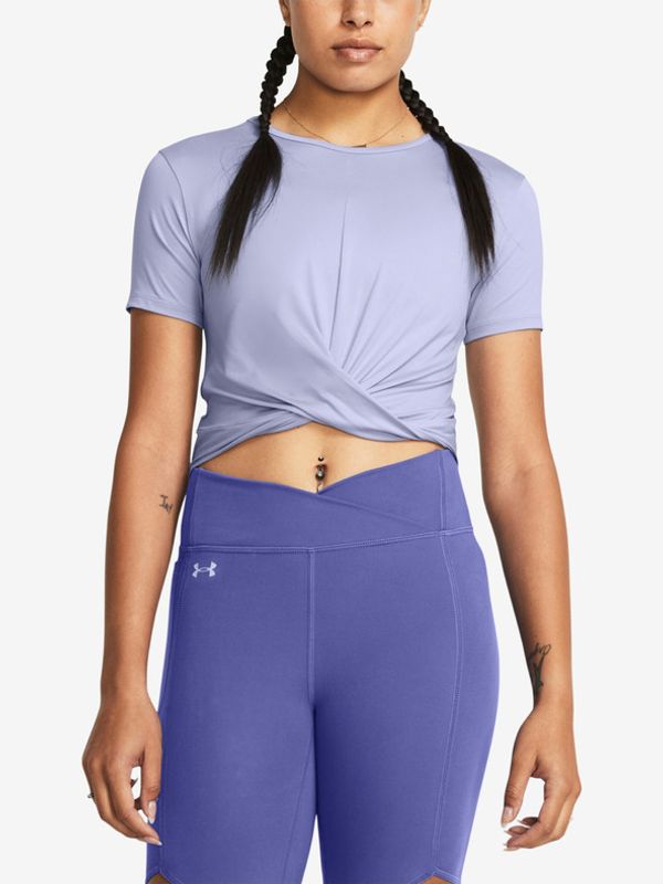 Under Armour Under Armour Motion Crossover Crop SS Majica Vijolična