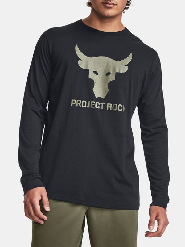 Under Armour Under Armour Project Rock Brahma Bull LS Majica Črna