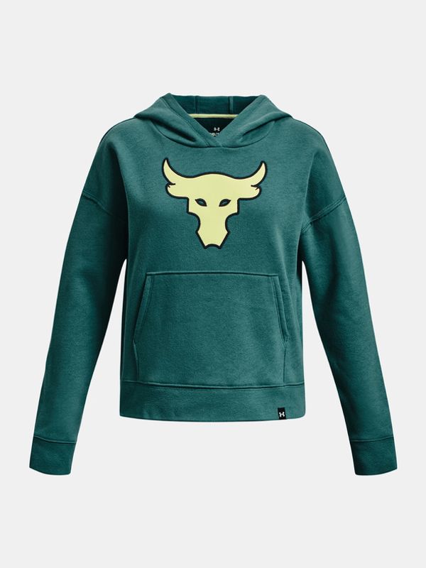 Under Armour Under Armour Project Rock Brhma Bull Fleece HD Pulover otroška Zelena