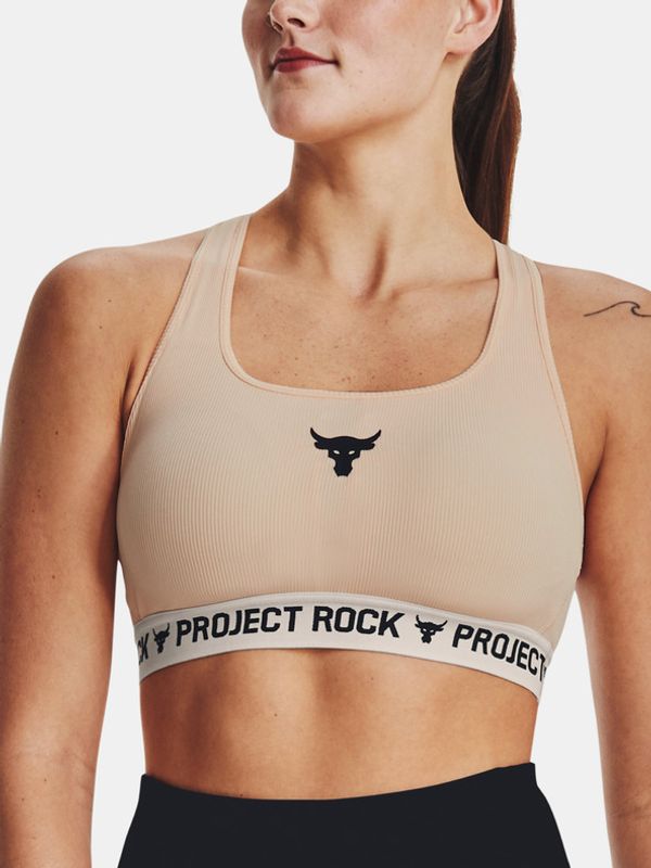 Under Armour Under Armour Project Rock Crsbck TG Športni Modrček Bež