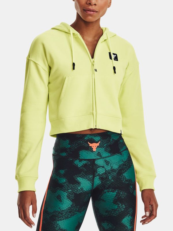 Under Armour Under Armour Project Rock HW Terry FZ Pulover Zelena