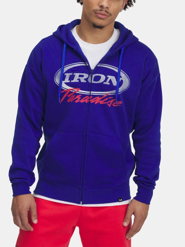 Under Armour Under Armour Project Rock Icon Fleece FZ Pulover Modra