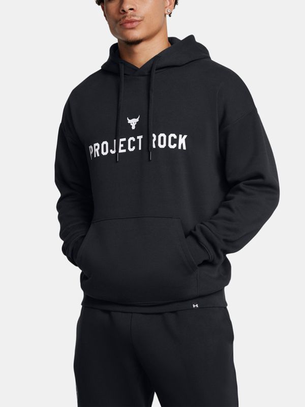 Under Armour Under Armour Project Rock Icon Fleece Pulover Črna