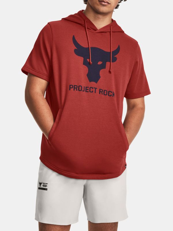 Under Armour Under Armour Project Rock Terry SS HD Pulover Rdeča