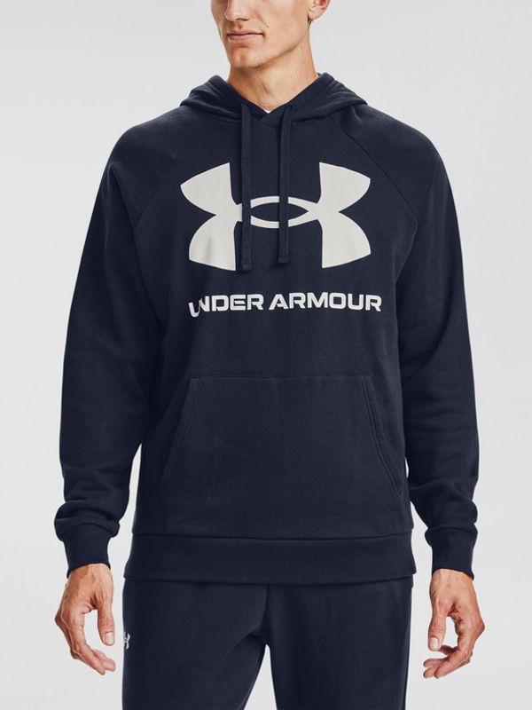 Under Armour Under Armour Rival Fleece Big Logo HD Pulover Modra