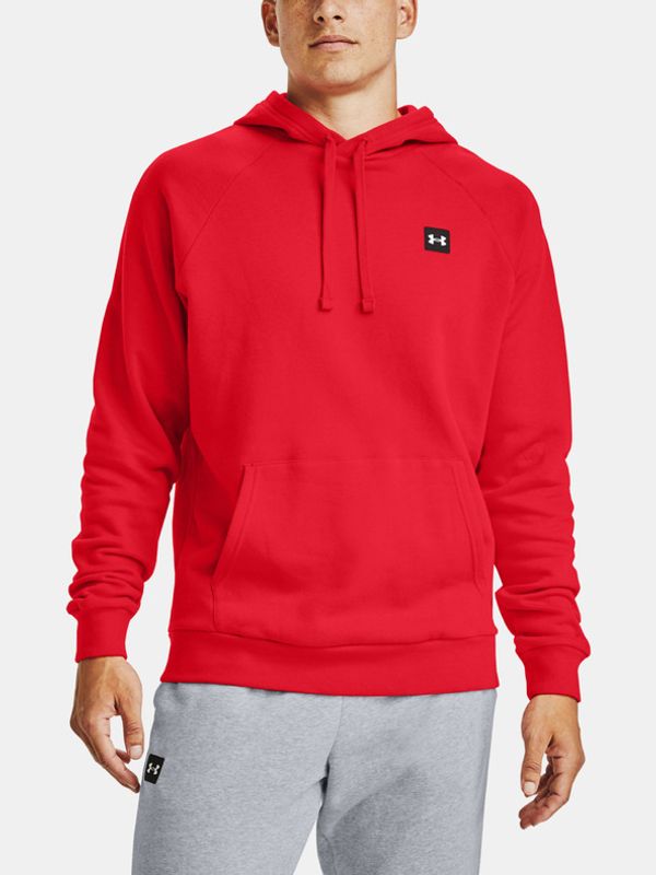 Under Armour Under Armour Rival Fleece Hoodie Pulover Rdeča