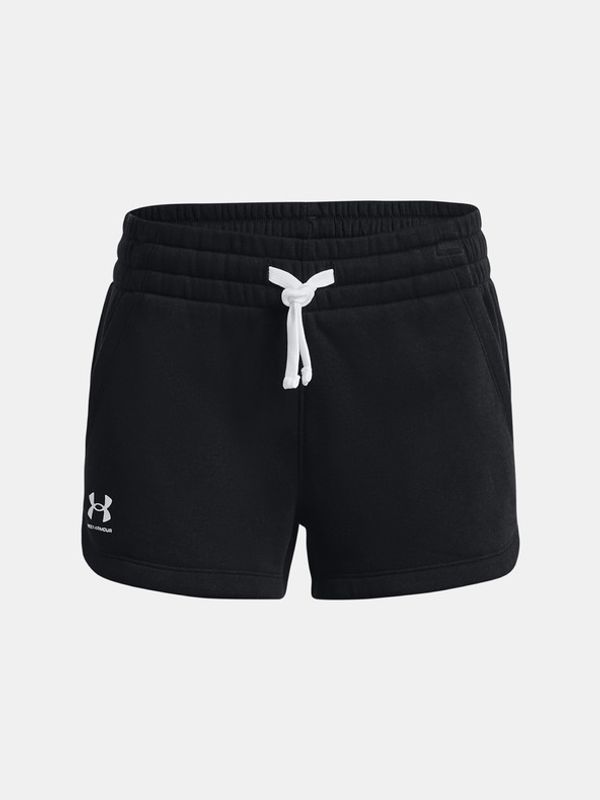 Under Armour Under Armour Rival Fleece Otroške kratke hlače Črna