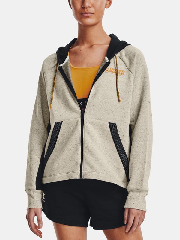 Under Armour Under Armour Rival FZ Hoodie Pulover Bež