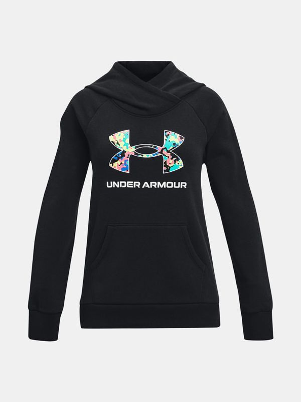 Under Armour Under Armour Rival Logo Hoodie Pulover otroška Črna