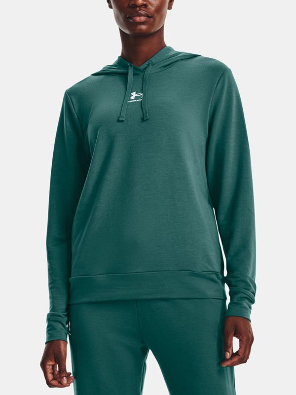 Under Armour Under Armour Rival Terry Hoodie Pulover Zelena