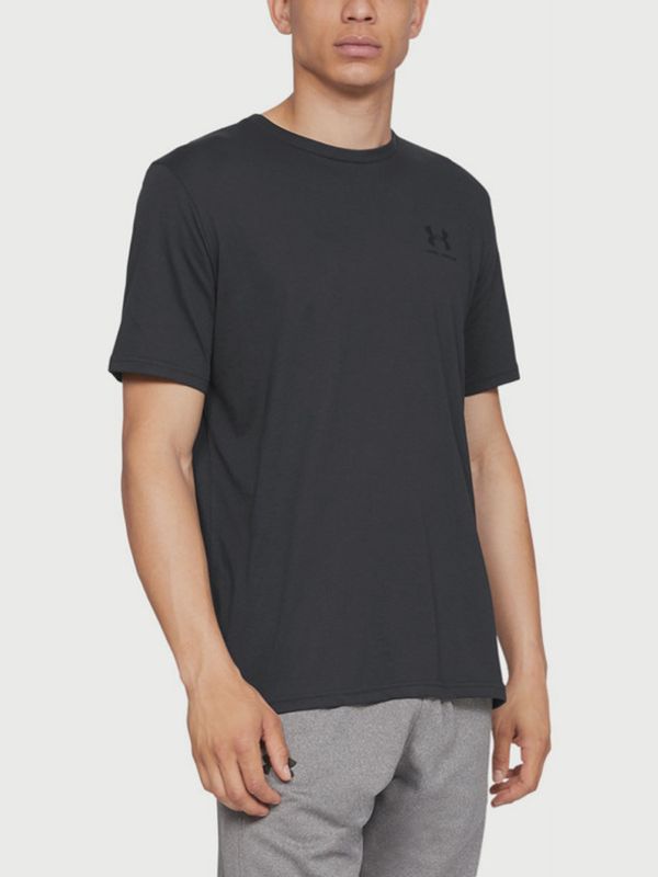 Under Armour Under Armour Sportstyle Left Chest SS Majica Črna