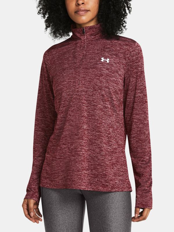 Under Armour Under Armour Tech 1/2 Zip- Twist Majica Rdeča