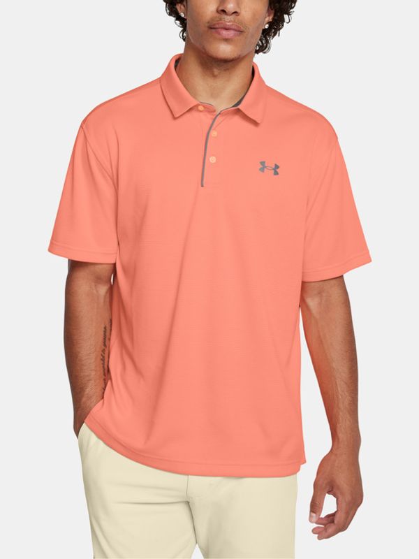 Under Armour Under Armour Tech Polo majica Oranžna