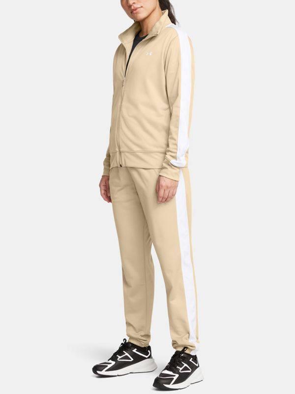 Under Armour Under Armour Tricot Tracksuit Spodnji del trenirke Rjava