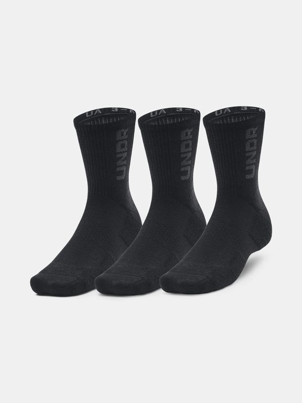 Under Armour Under Armour UA 3-Maker Mid-Crew Nogavice 3 para Črna