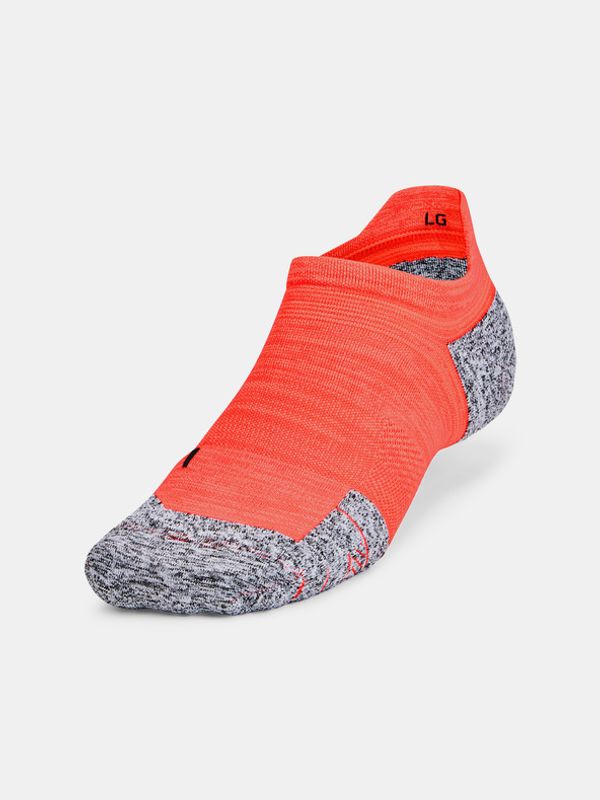 Under Armour Under Armour UA AD Run Cushion NS Tab Nogavice Oranžna