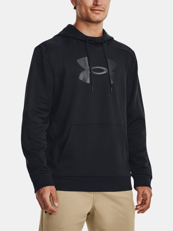 Under Armour Under Armour UA Armour Fleece Big Logo HD Pulover Črna