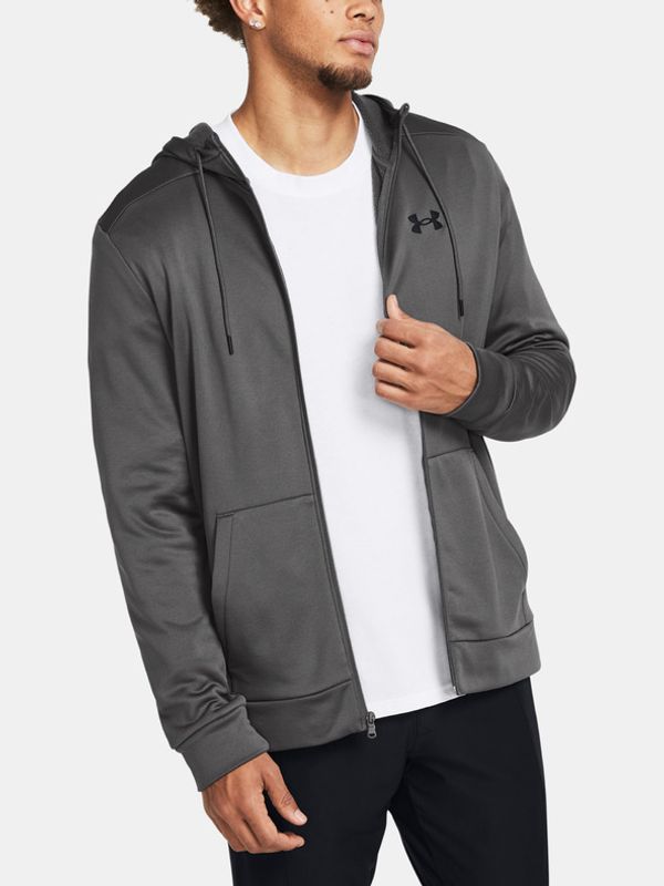 Under Armour Under Armour UA Armour Fleece FZ Hoodie Pulover Siva