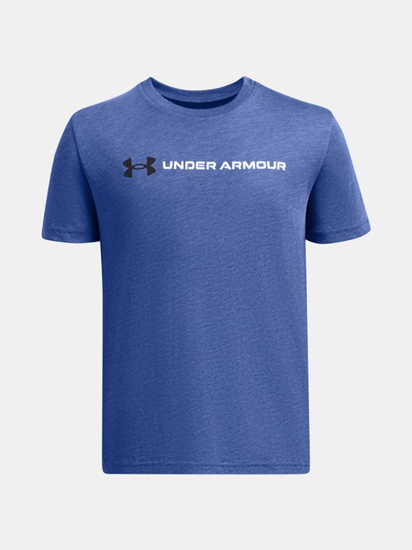 Under Armour Under Armour UA B Logo Wordmark SS Majica Modra