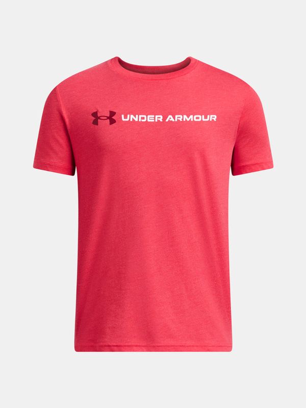 Under Armour Under Armour UA B Logo Wordmark SS Majica otroška Rdeča