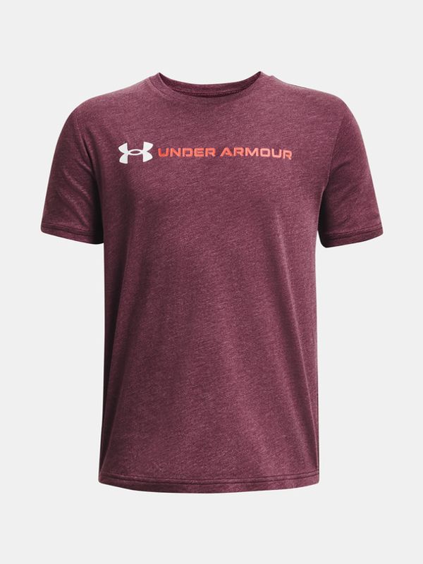 Under Armour Under Armour UA B Logo Wordmark SS Majica otroška Rdeča