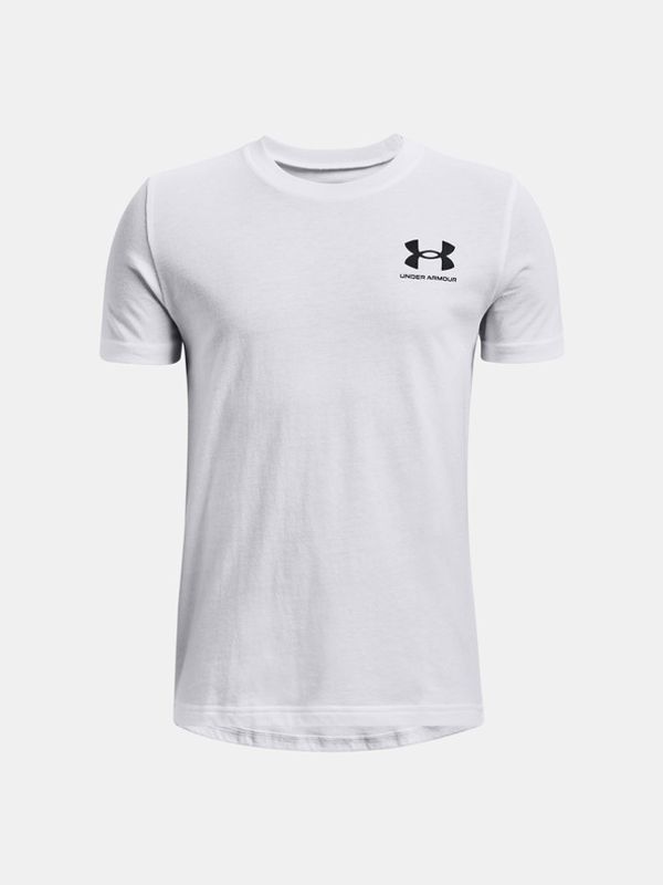 Under Armour Under Armour UA B Sportstyle Left Chest SS Majica otroška Bela