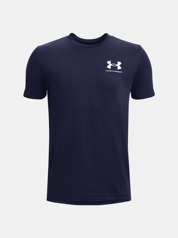 Under Armour Under Armour UA B Sportstyle Left Chest SS Majica otroška Modra