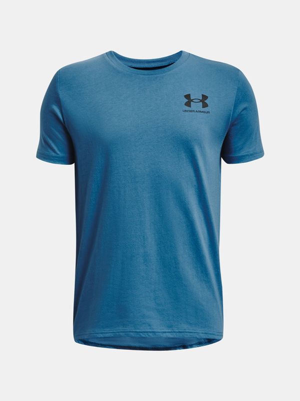 Under Armour Under Armour UA B Sportstyle Left Chest SS Majica otroška Modra