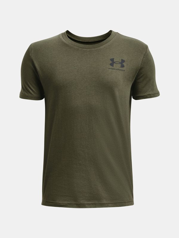 Under Armour Under Armour UA B Sportstyle Left Chest SS Majica otroška Zelena