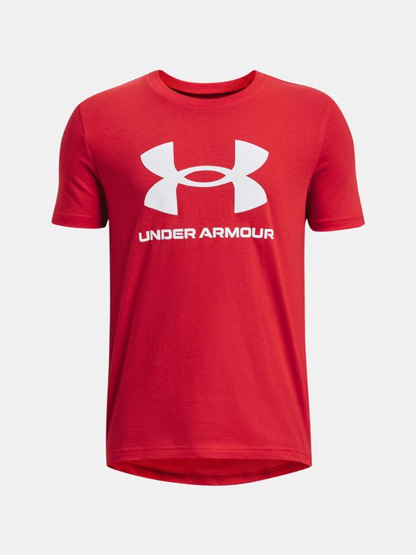 Under Armour Under Armour UA B Sportstyle Logo SS Majica otroška Rdeča