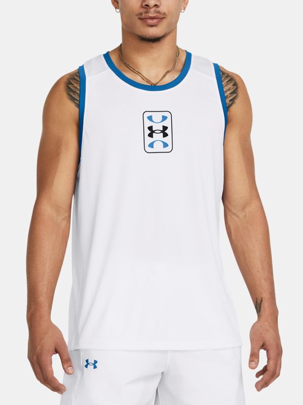 Under Armour Under Armour UA Baseline Performance Majica brez rokavov Bela