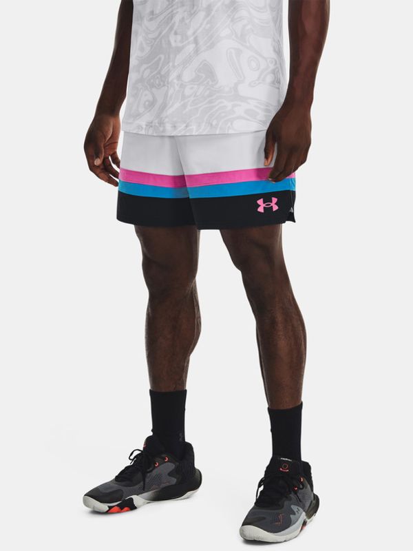 Under Armour Under Armour UA Baseline Woven Short II-WHT Kratke hlače Bela