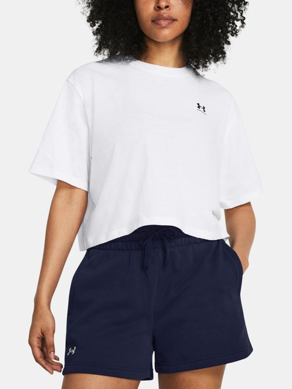 Under Armour Under Armour UA Boxy Crop Logo SS Majica Bela