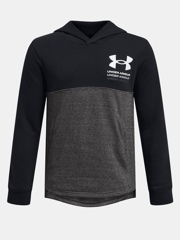 Under Armour Under Armour UA Boys Rival Terry Hoodie Pulover otroška Črna