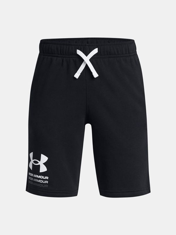 Under Armour Under Armour UA Boys Rival Terry Otroške kratke hlače Črna