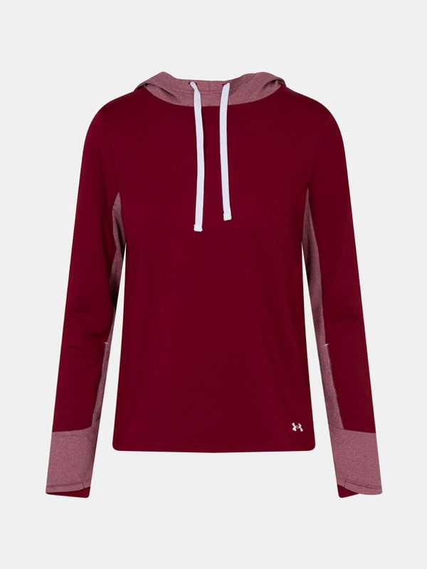 Under Armour Under Armour UA ColdGear Hoodie-RED Pulover Rdeča