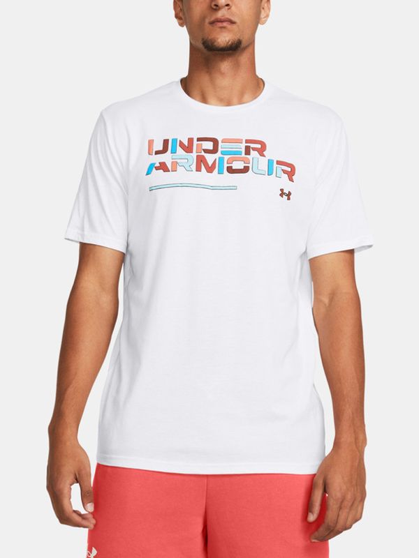 Under Armour Under Armour UA Colorblock Wordmark SS Majica Bela