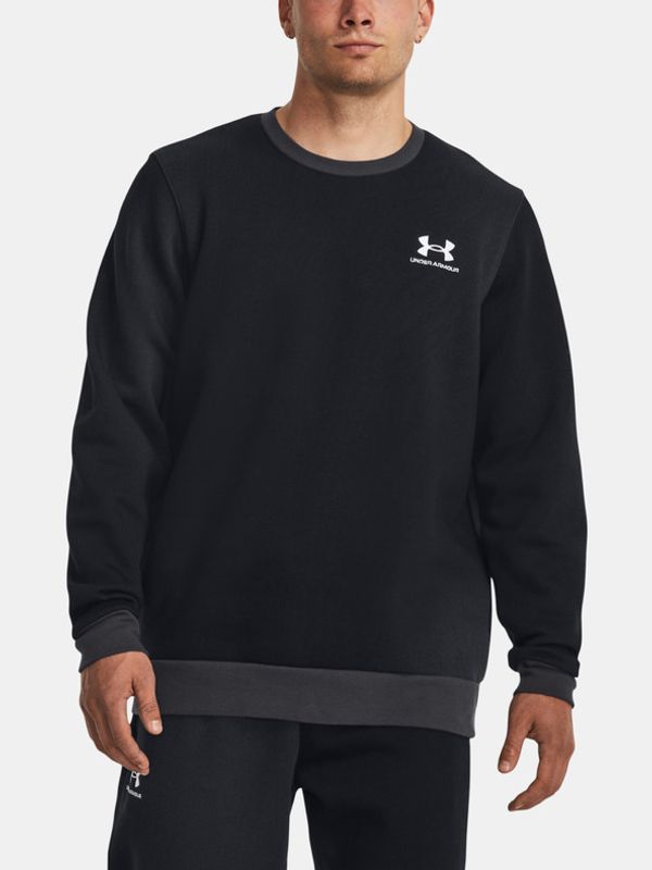 Under Armour Under Armour UA Essential Flc Novelty Crw Pulover Črna