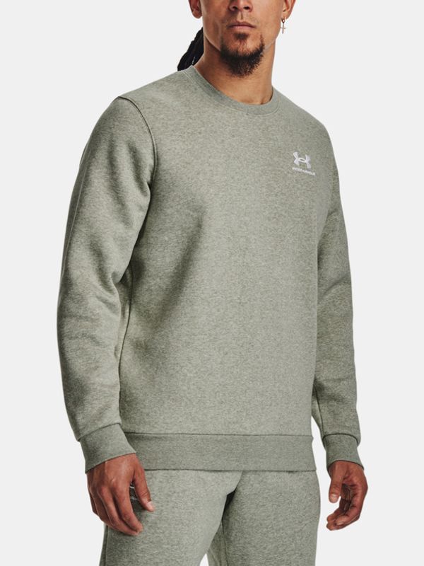 Under Armour Under Armour UA Essential Fleece Crew Pulover Siva