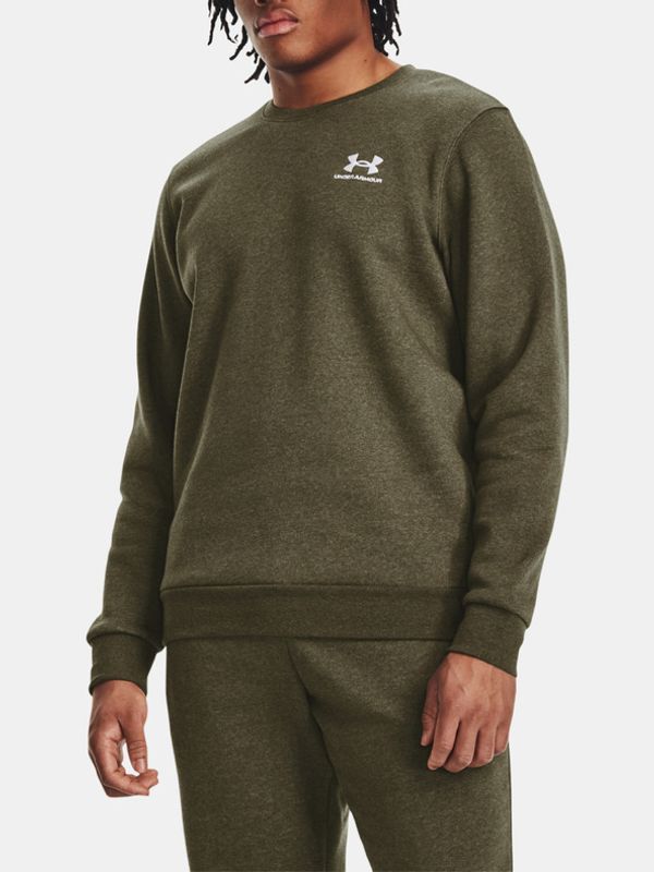 Under Armour Under Armour UA Essential Fleece Crew Pulover Zelena