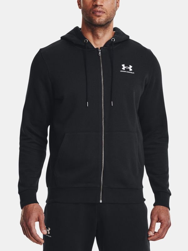 Under Armour Under Armour UA Essential Fleece FZ Hood Pulover Črna