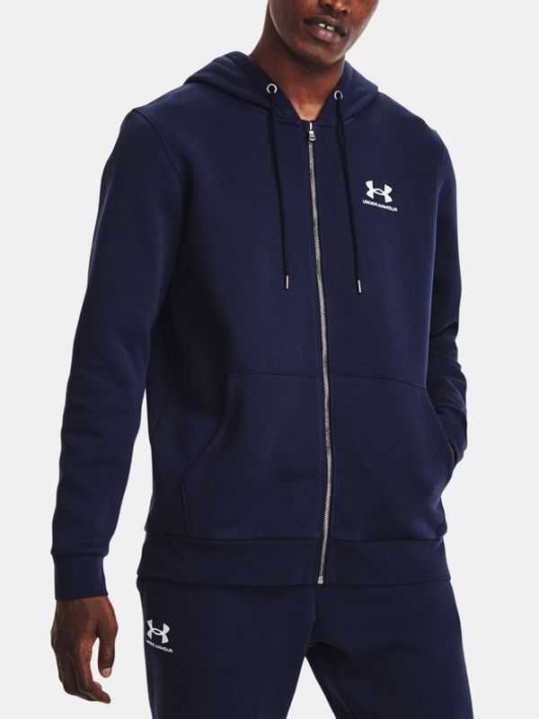 Under Armour Under Armour UA Essential Fleece FZ Hood Pulover Modra