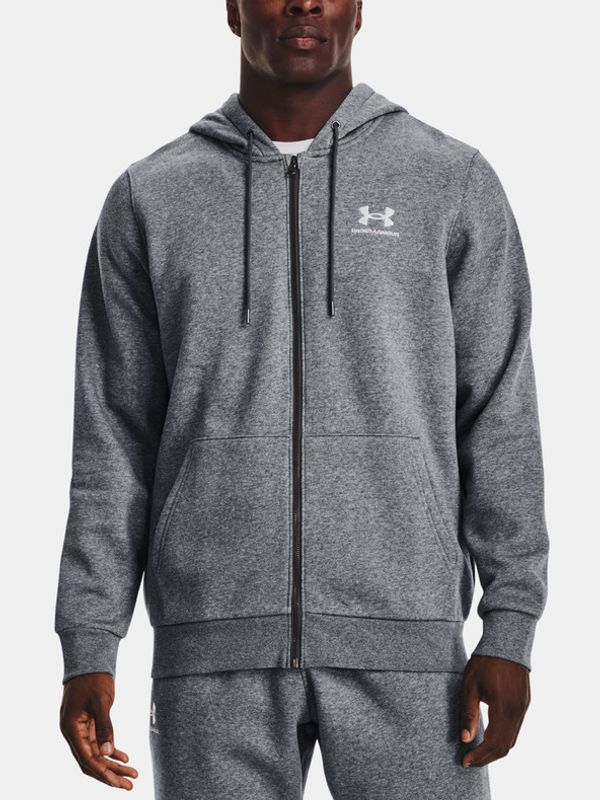 Under Armour Under Armour UA Essential Fleece FZ Hood Pulover Siva